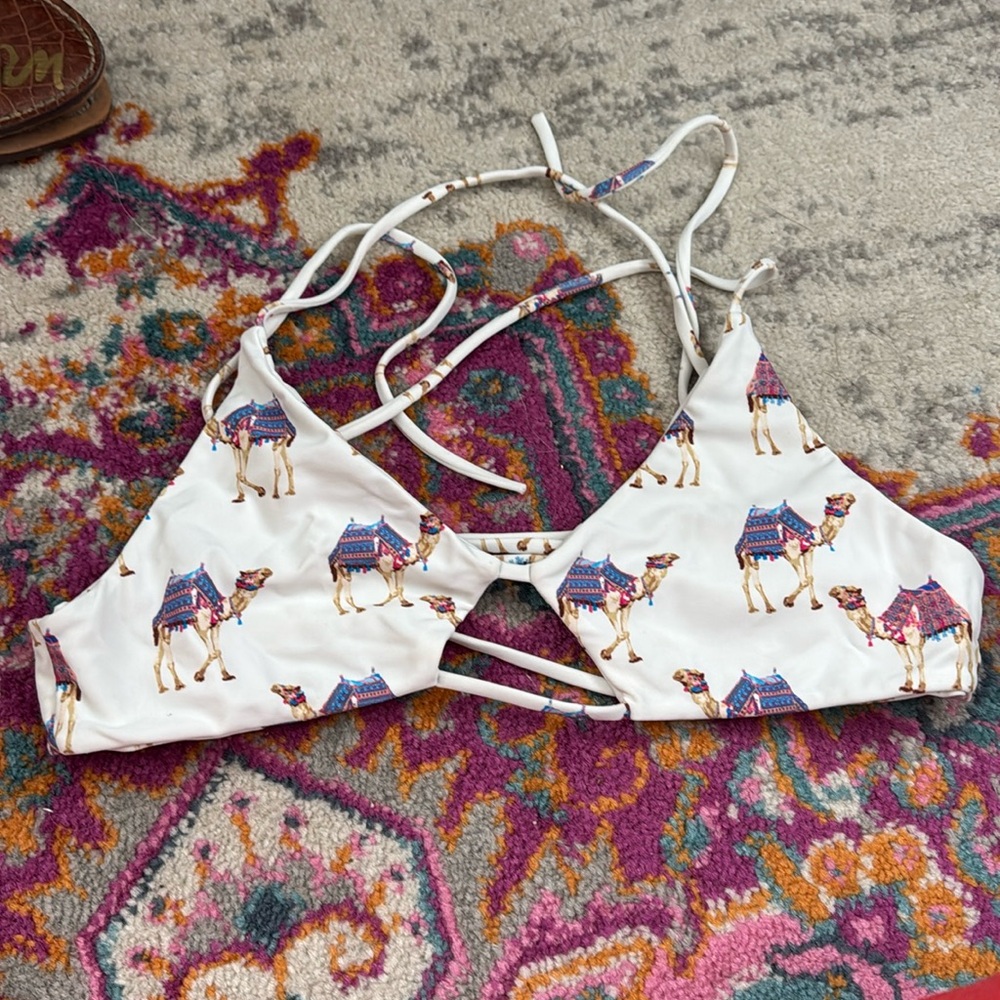 Citrine Swim Camel Top